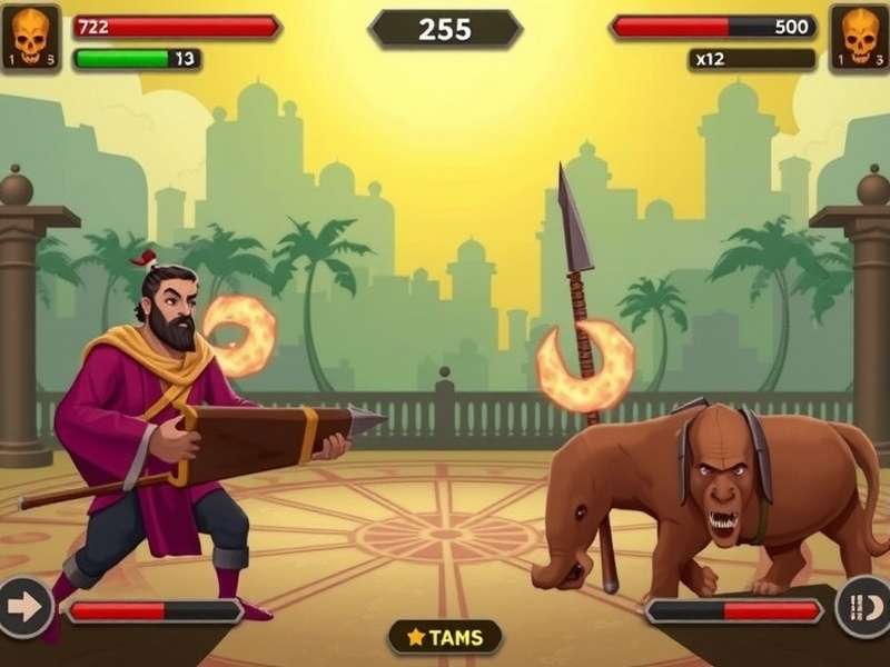 Total Battle gameplay screenshot showing strategy and troops