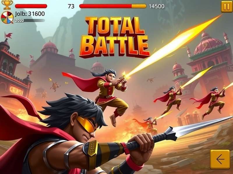 Total Battle Game Login Screen Showing Free Login Options