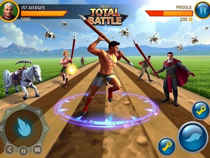 टोटल बैटल ऑनलाइन वॉर रणनीति मानचित्र