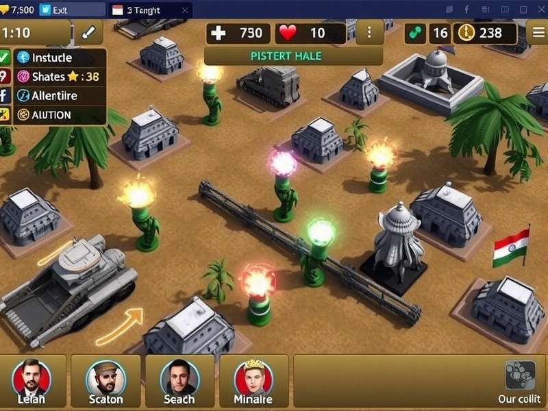 टोटल बैटल रिसर्च कैंपेन इंटरफ़ेस