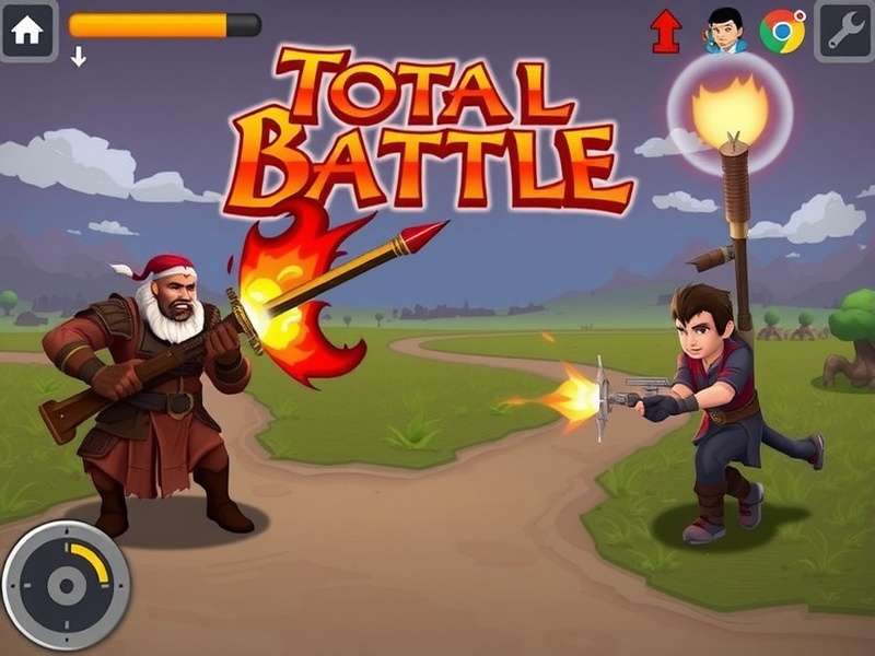 Total Battle लॉगिन इंटरफ़ेस हिंदी में