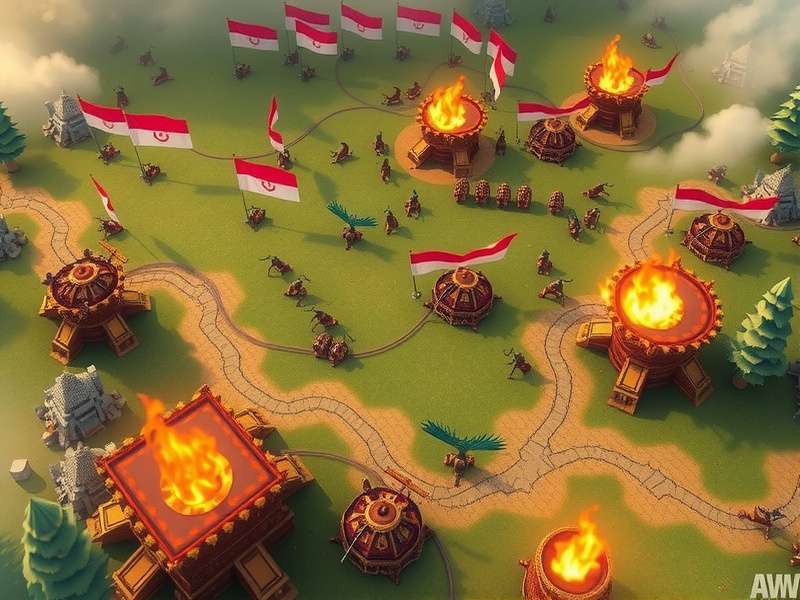 Total Battle Gameplay Screenshot showing city building