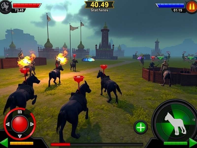 Total Battle Online PC गेम इंटरफ़ेस और रणनीति