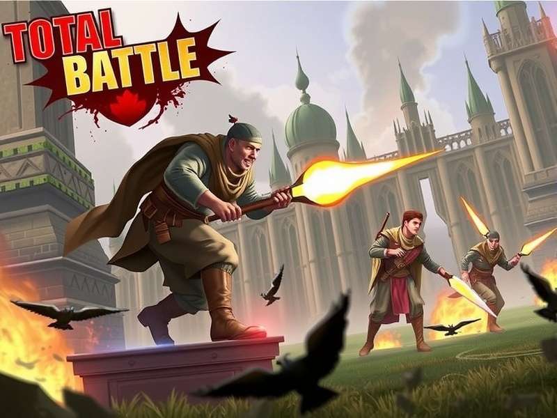 Total Battle Accedi Portal showing game interface and strategic map