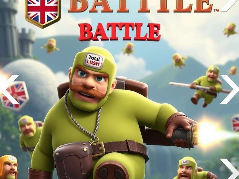 Total Battle game interface showing strategic map and units