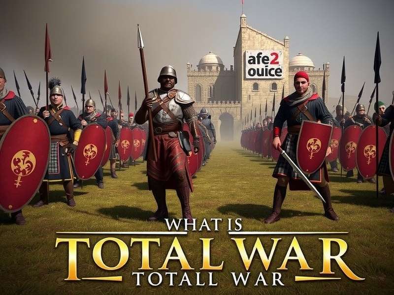 Real-time siege battle with troops attacking a massive castle