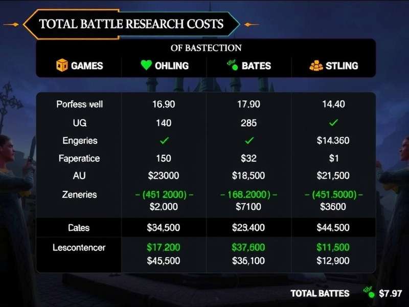Total Battle Technology Research Tree showing multiple branches and costs