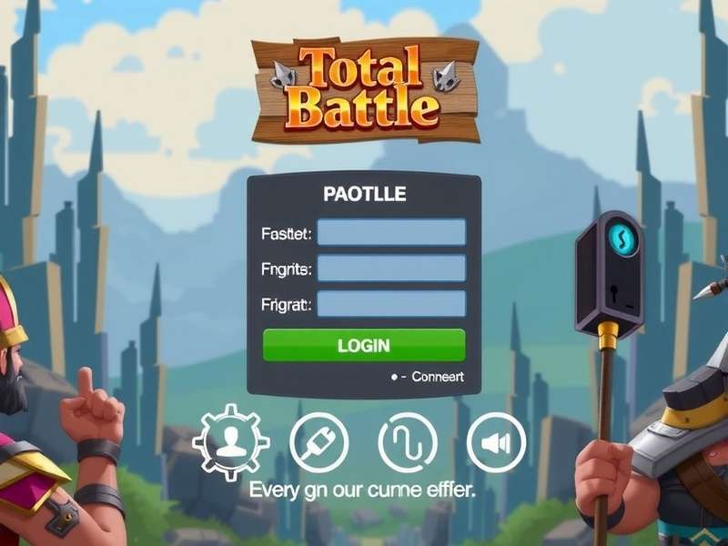 Total Battle game map showing strategic resource points and login reward chests