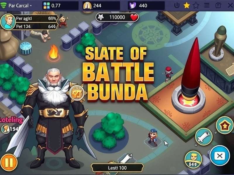 Total Battle strategy game interface showing army management and city building