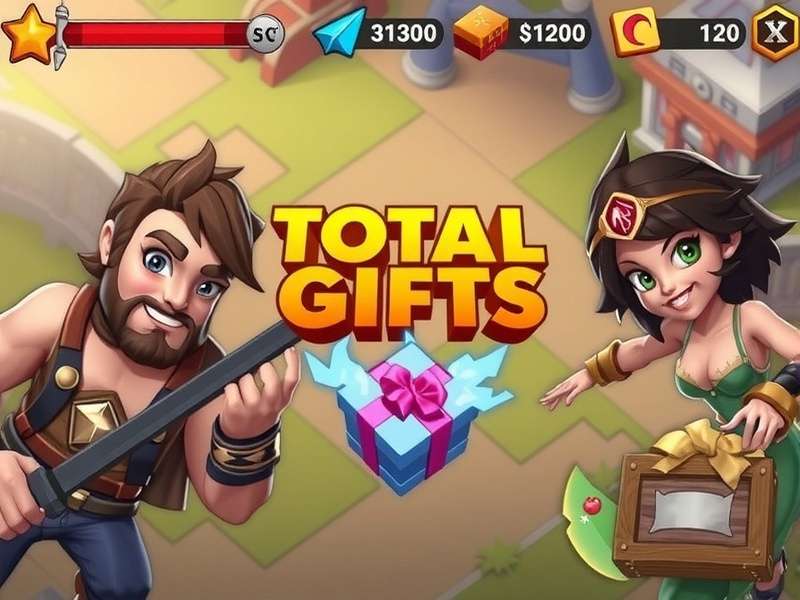 Total Battle Gifts and Rewards Dashboard showing rare items and resources