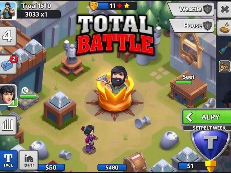 Strategic map view of Total Battle showing cities and terrain