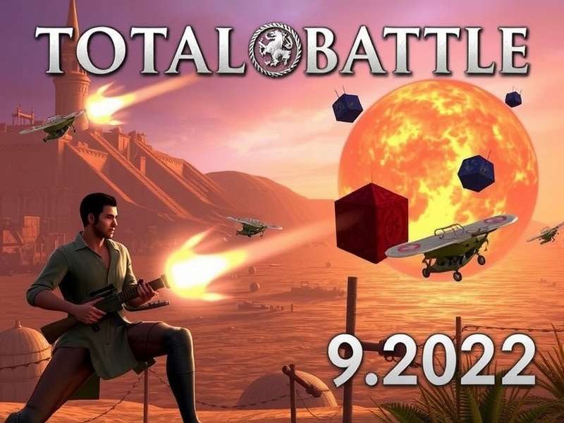Total Battle Gameplay 2022 — epic battlefield scene with troops and castles