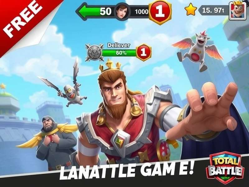 Total Battle Game Online Free - epic battlefield with castles and armies