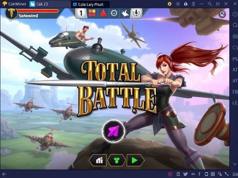 Total Battle online game review battlefield strategy scene