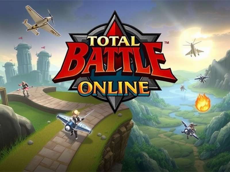 Total Battle Online Deutsch – Epic fantasy battle strategy game scene with warriors and castles